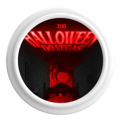 Banner Ícone do Walloween do Vegas no Iate Clube de Aracaju Sergipe Treze de Julho Fantasias Eletrofunk Top Baladas Festas Shows Eventos